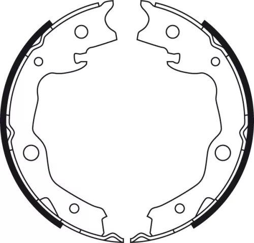 TRW Brake Shoe Set, parking brake (GS8752)