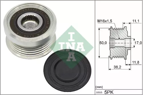 Schaeffler INA Belt Tensioner, V-ribbed belt (534035310)