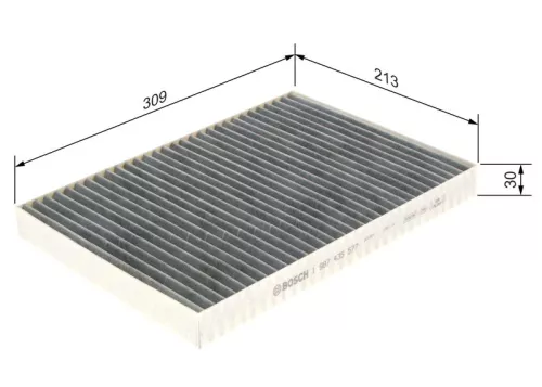 BOSCH Filter, cabin air (1987435577)