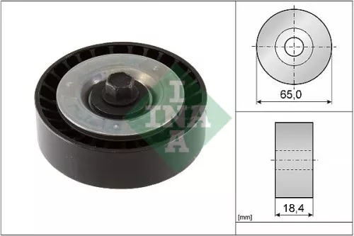 Schaeffler INA Deflection/Guide Pulley, V-ribbed belt (532077610)