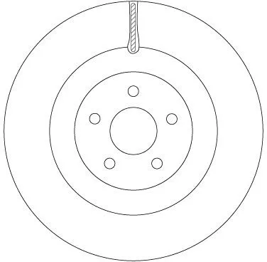 TRW Brake Disc (DF6871)
