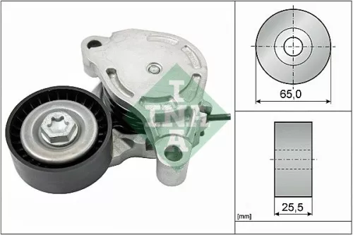 Deflection/Guide Pulley, V-ribbed belt