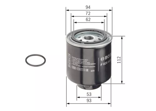 BOSCH Fuel Filter (F026402223)