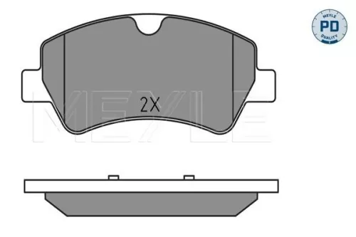 MEYLE Brake Pad Set, disc brake (0252560418/PD)