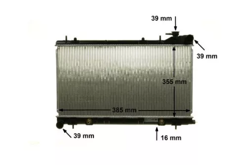 MAHLE Radiator, engine cooling (CR1874000S)