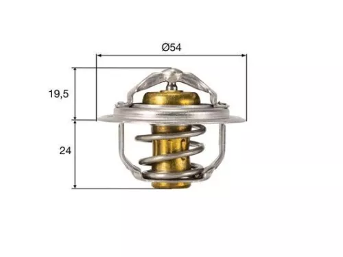 MAHLE Thermostat, coolant (TX21282D)