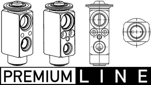 MAHLE Expansion Valve, air conditioning (AVE68000P)