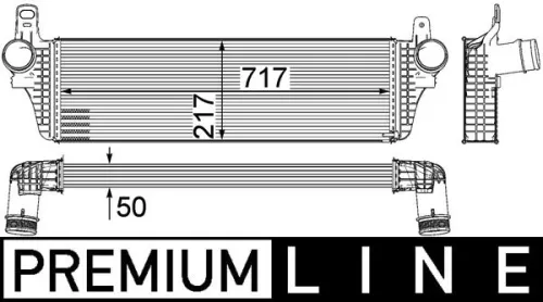 MAHLE Charge Air Cooler (CI242000P)