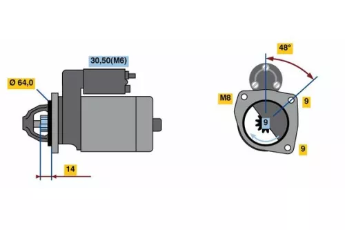 BOSCH Starter (0986024020)