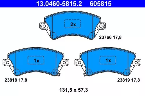 Brake Pad Set, disc brake