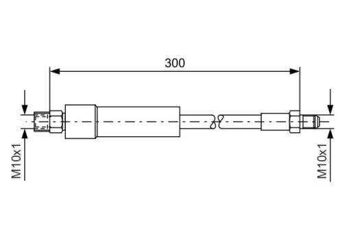 BOSCH Brake Hose (1987476074)