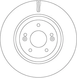 TRW Brake Disc (DF7592)