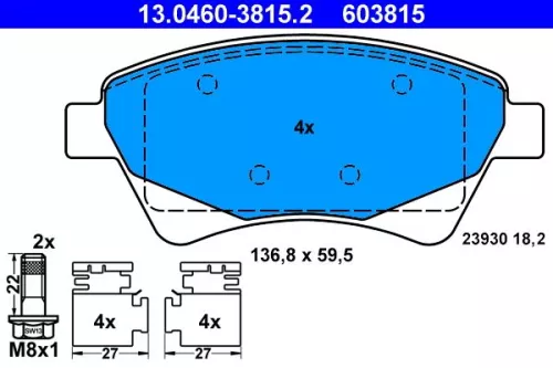 Brake Pad Set, disc brake