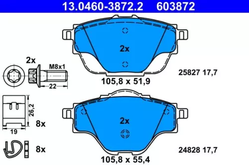 Brake Pad Set, disc brake