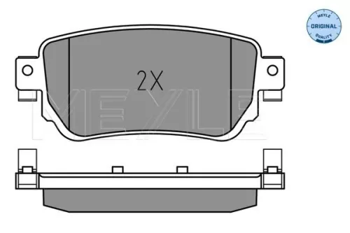 MEYLE Brake Pad Set, disc brake (0252596515)