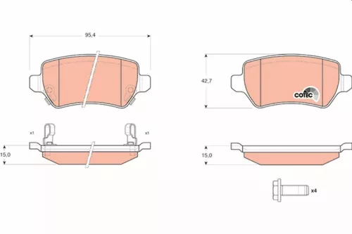 Brake Pad Set, disc brake