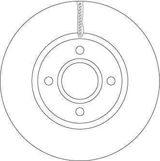 TRW Brake Disc (DF6509)