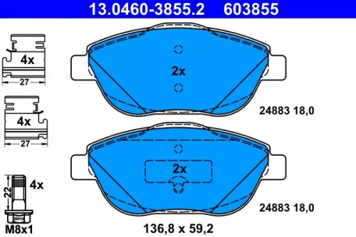 Brake Pad Set, disc brake