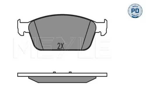 MEYLE Brake Pad Set, disc brake (0252573618/PD)