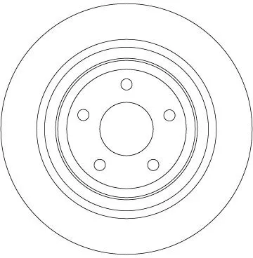 TRW Brake Disc (DF6872)