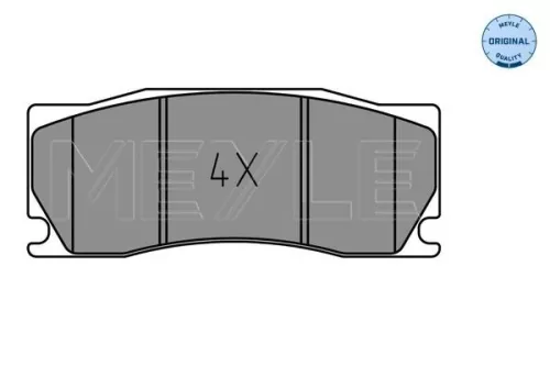 MEYLE Brake Pad Set, disc brake (0252485017)