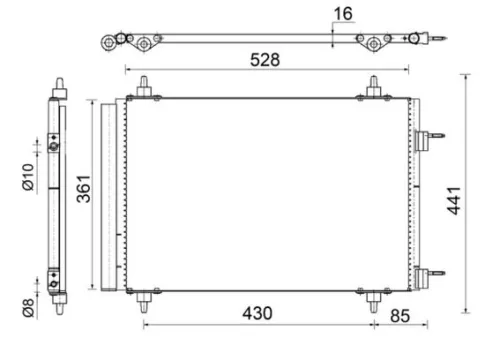 Condenser, air conditioning