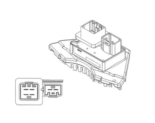 MAHLE Regulator, interior blower (ABR35000P)