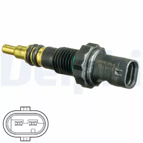 DELPHI Sensor, coolant temperature (TS10495)