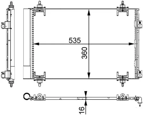 Condenser, air conditioning