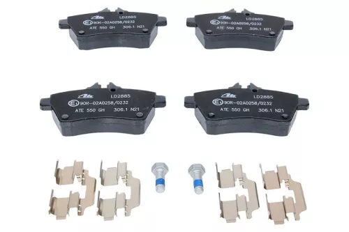 ATE Brake Pad Set, disc brake (13.0470-2885.2)