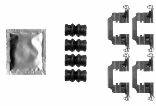 TEXTAR Accessory Kit, disc brake pad (82546800)