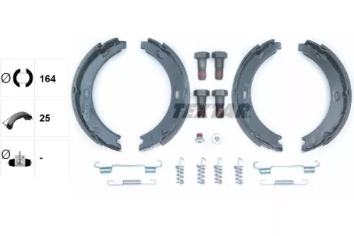 TEXTAR Brake Shoe Set, parking brake (91044500)
