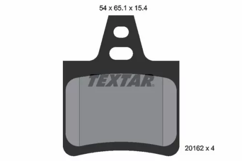 TEXTAR Brake Pad Set, disc brake (2016203)