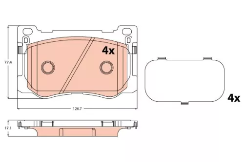 Brake Pad Set, disc brake