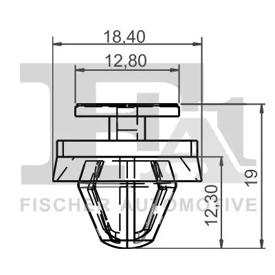 FA1 Clip, trim/protection strip (21-40031.10)