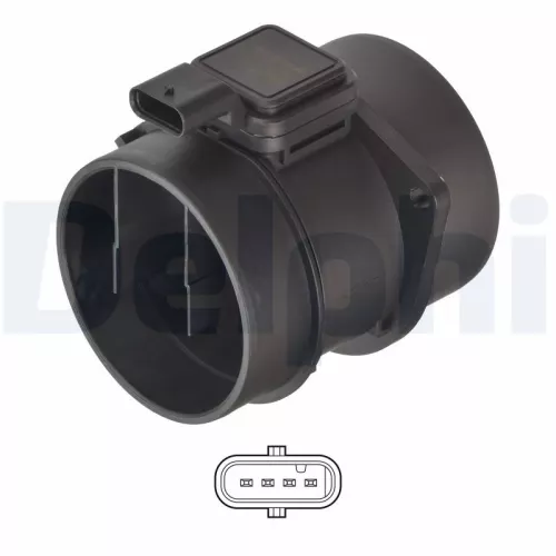 DELPHI Mass Air Flow Sensor (AF10676-12B1)
