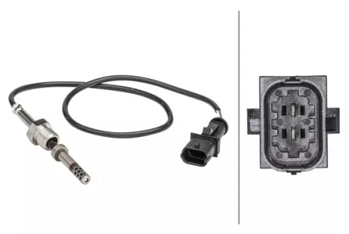 HELLA Sensor, exhaust gas temperature (6PT358181-191)