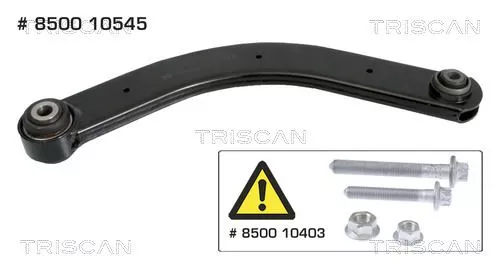 Control/Trailing Arm, wheel suspension