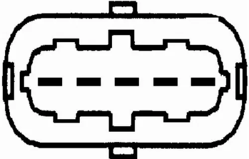 HELLA Mass Air Flow Sensor (8ET009142-521)