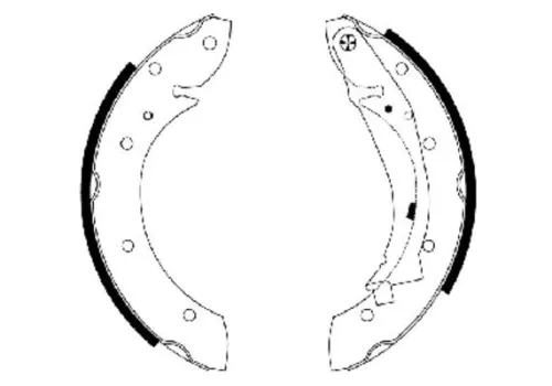 TEXTAR Brake Shoe Set (91053900)