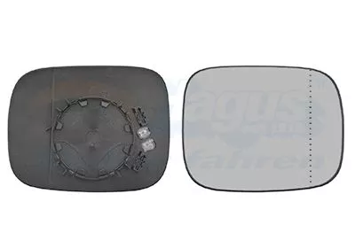 VAN WEZEL Mirror Glass, exterior mirror (5938836)