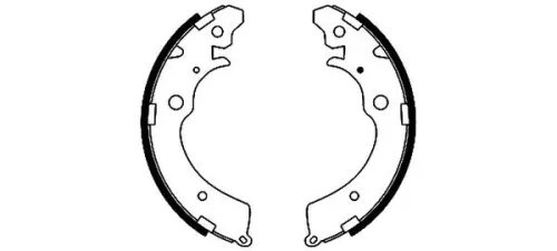TEXTAR Brake Shoe Set (91042300)
