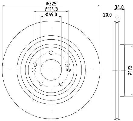 TEXTAR Brake Disc (2341703)
