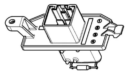 MAHLE Resistor, interior blower (ABR104000P)