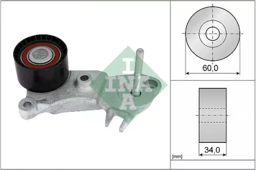 Schaeffler INA Deflection Pulley/Guide Pulley, timing belt (532099910)