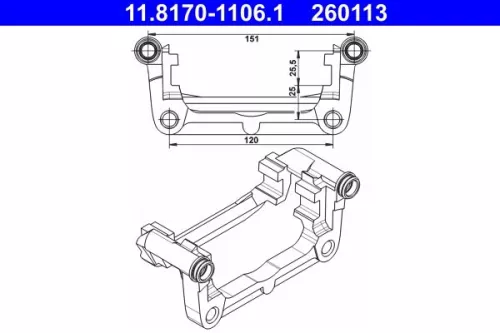Bracket, brake caliper