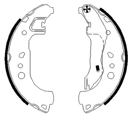TEXTAR Brake Shoe Set (91080100)