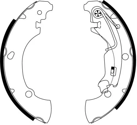 TEXTAR Brake Shoe Set (91061100)