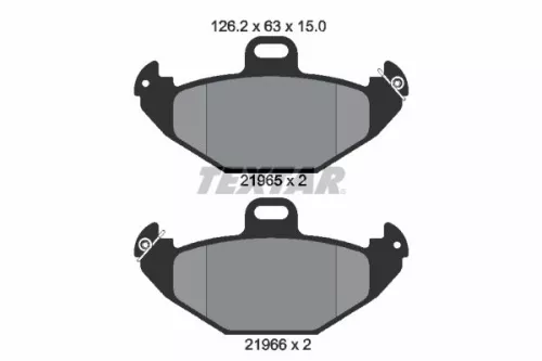 TEXTAR Brake Pad Set, disc brake (2196502)