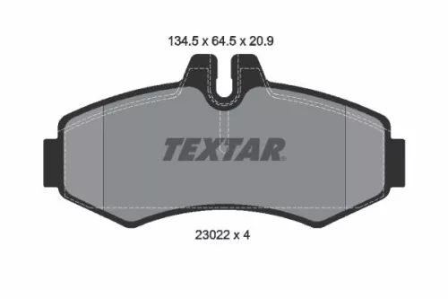 TEXTAR Brake Pad Set, disc brake (2302201)
